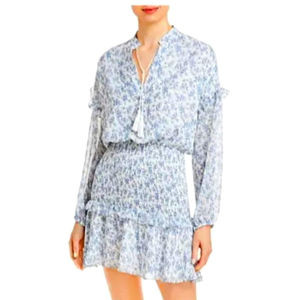 Aqua Smocked Mini